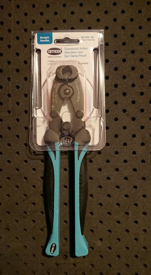 Szczypce do opasek zaciskowych czolowe OETIKER Producent code 14100496