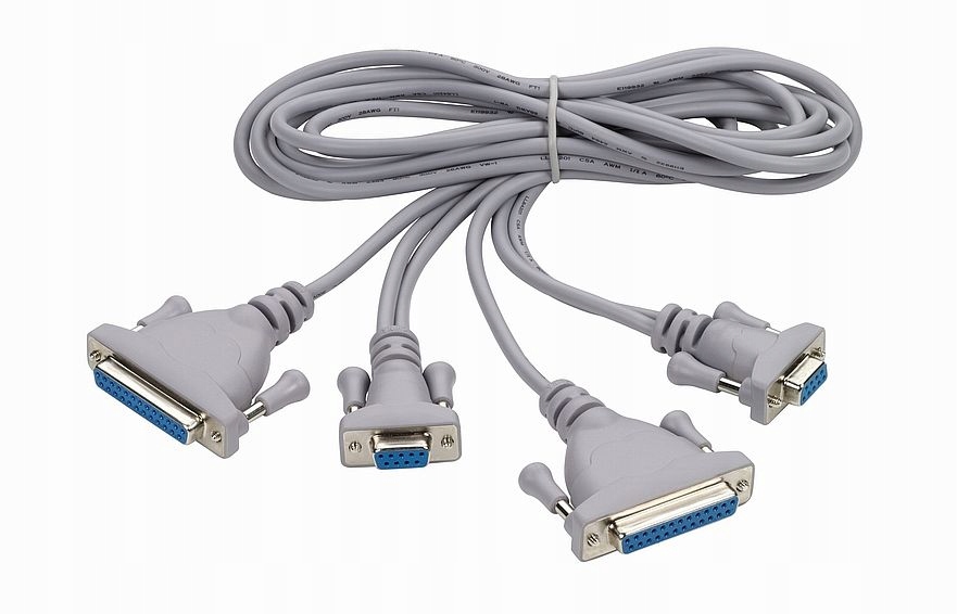

Kabel szeregowy DB25 F DB25 F (+ DB9 F/f) data 3m