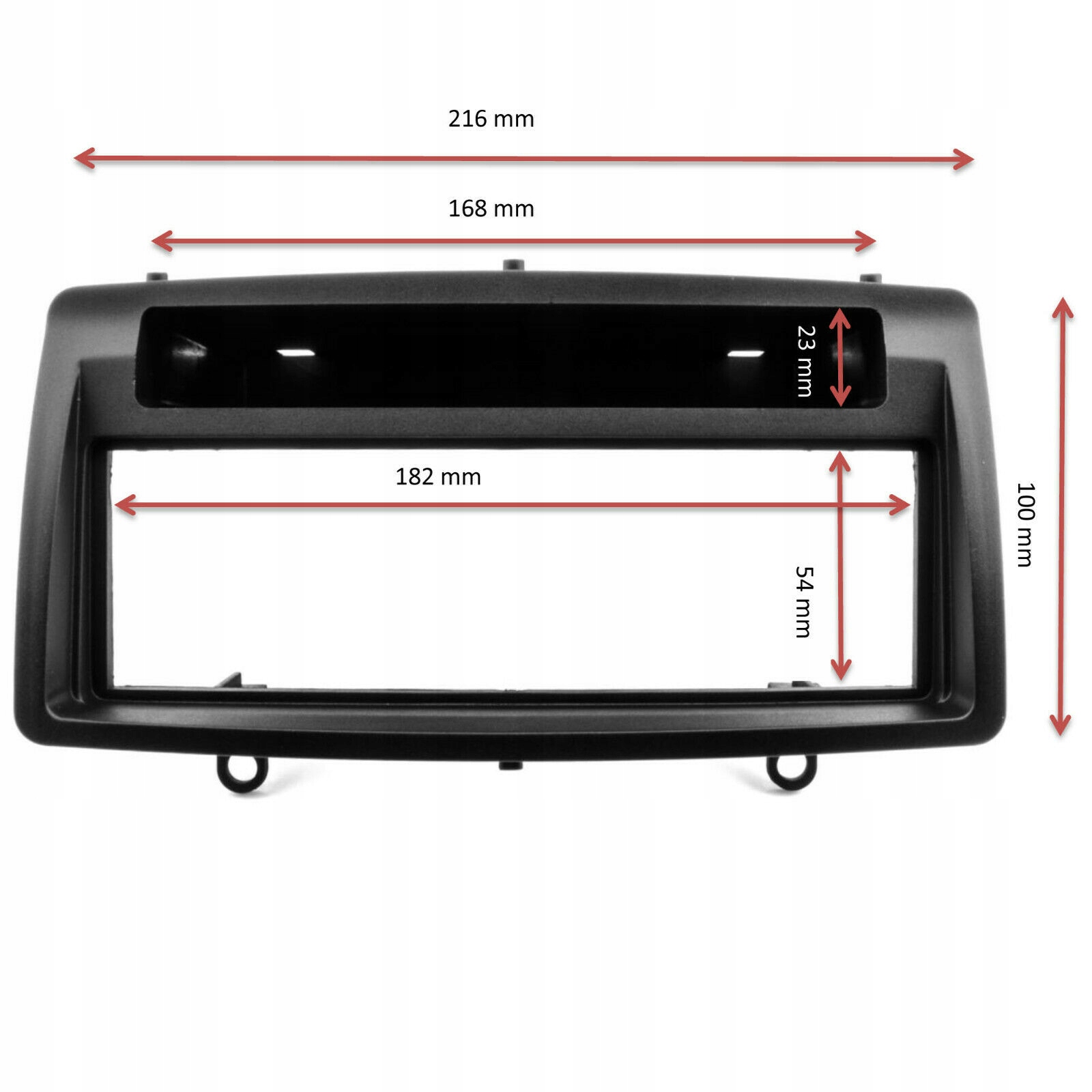 RAMKA NA RADIO KOSTKA ISO 1DIN TOYOTA COROLLA E12 Producent części SOLING