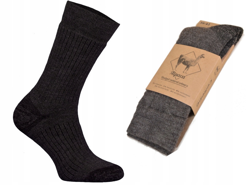 

Trekkingowe 80% Wełna Alpaka Merino warm ca4346