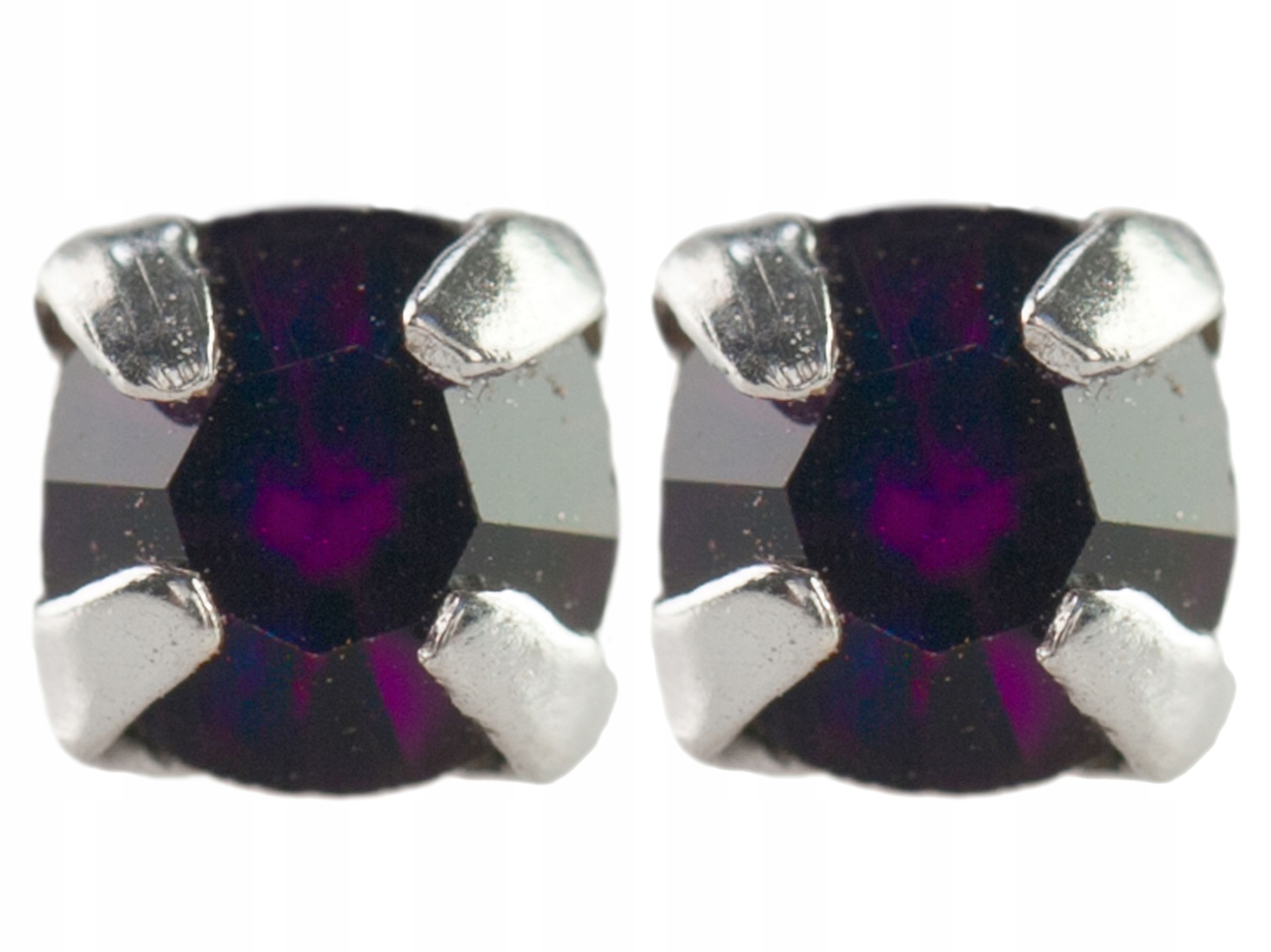 

Versil kolczyki cyrkonie zakuwane 4 mm Srebro 925