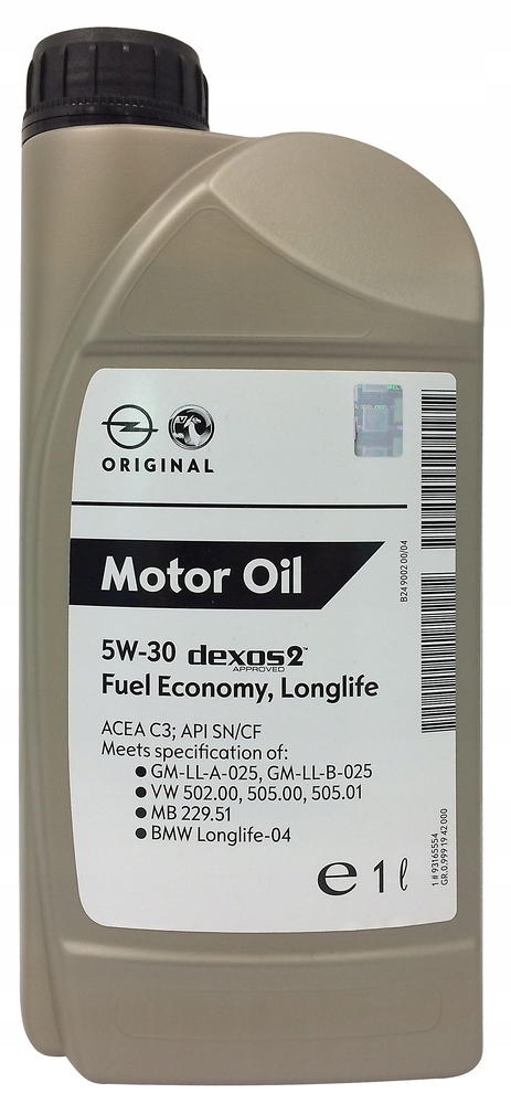 

Gm Motor Oil 5W30 C3 1L