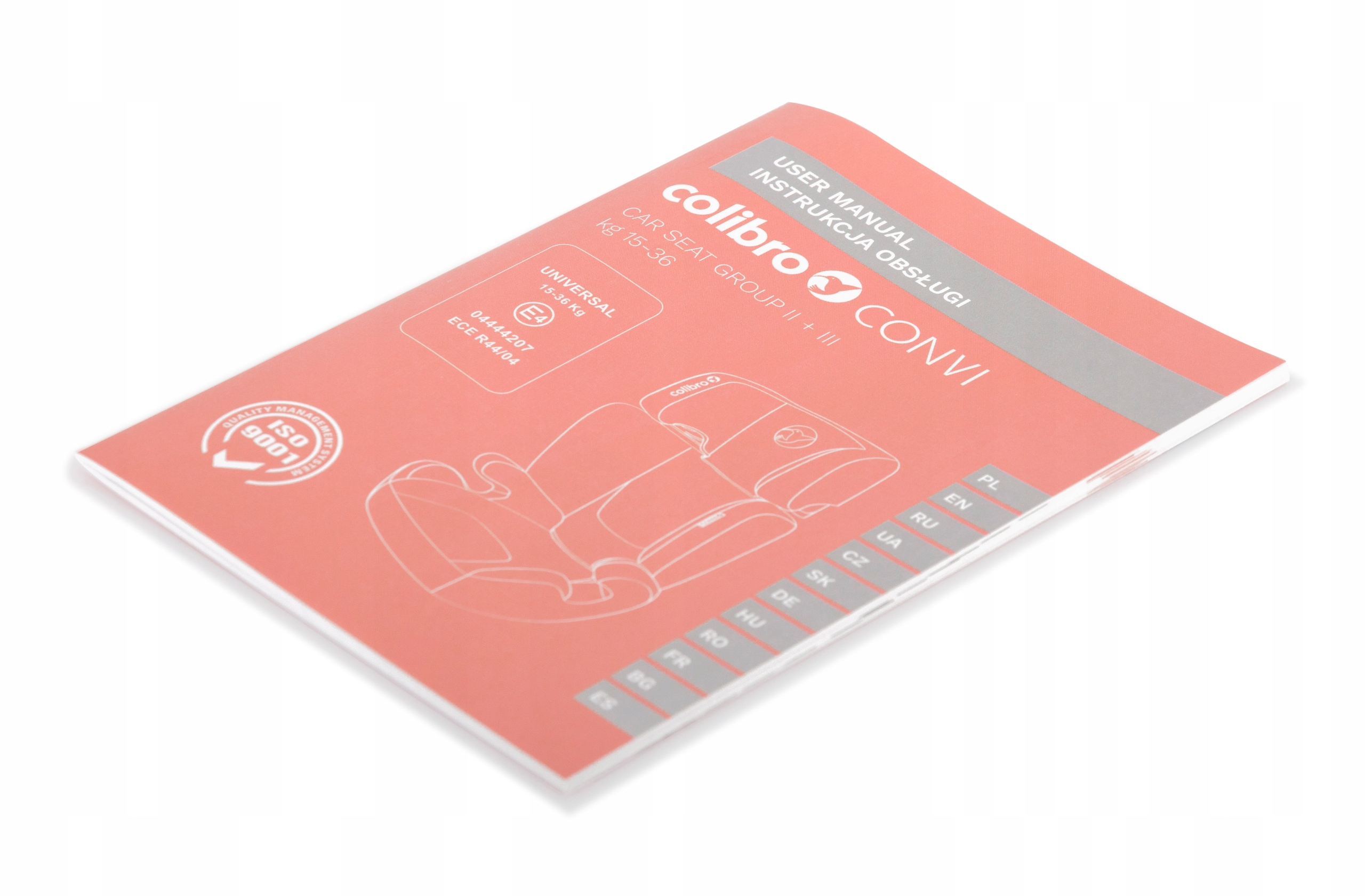 Fotelik samochodowy Colibro Convi DARMOWA DOSTAWA+ Szerokość produktu 45.5 cm