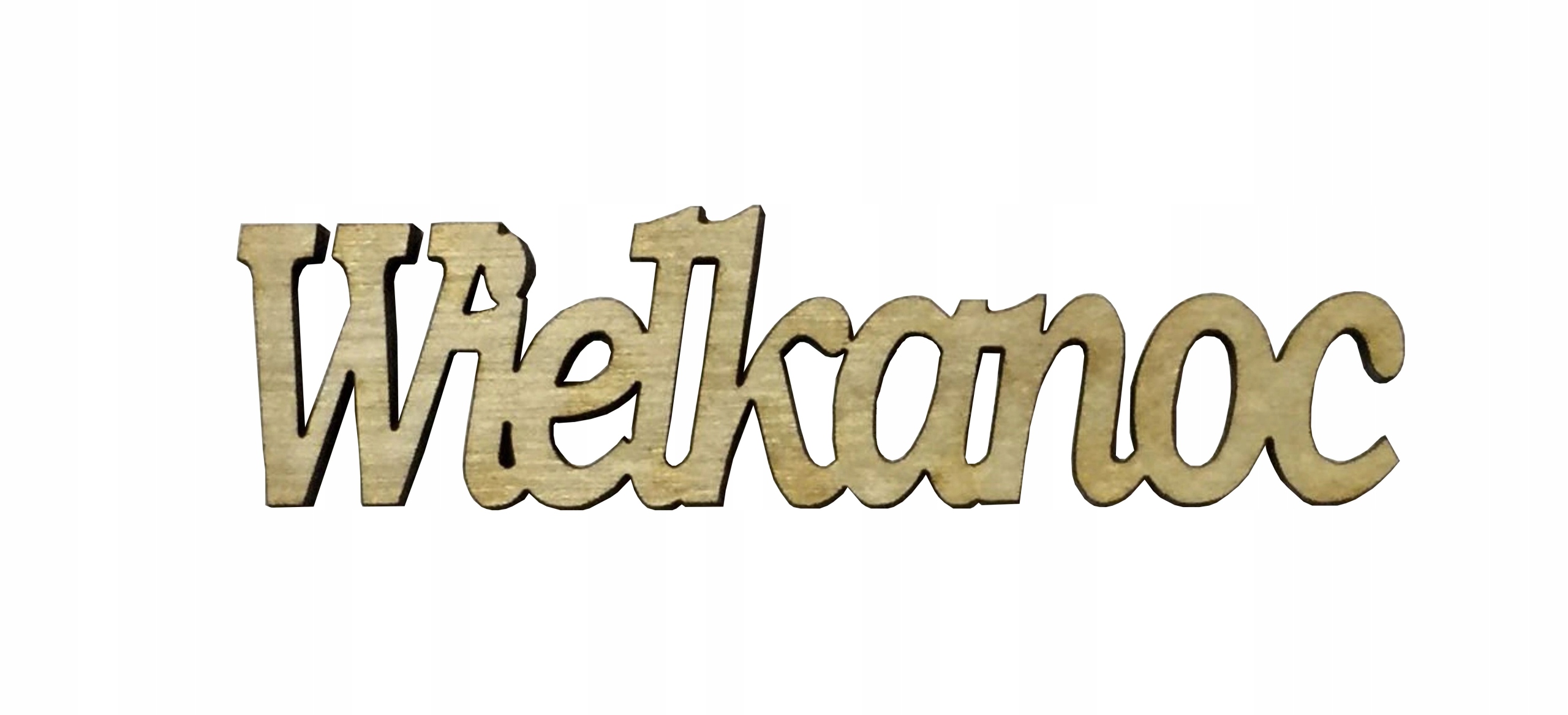 

Wielkanoc napis Decoupage 7 cm drewno