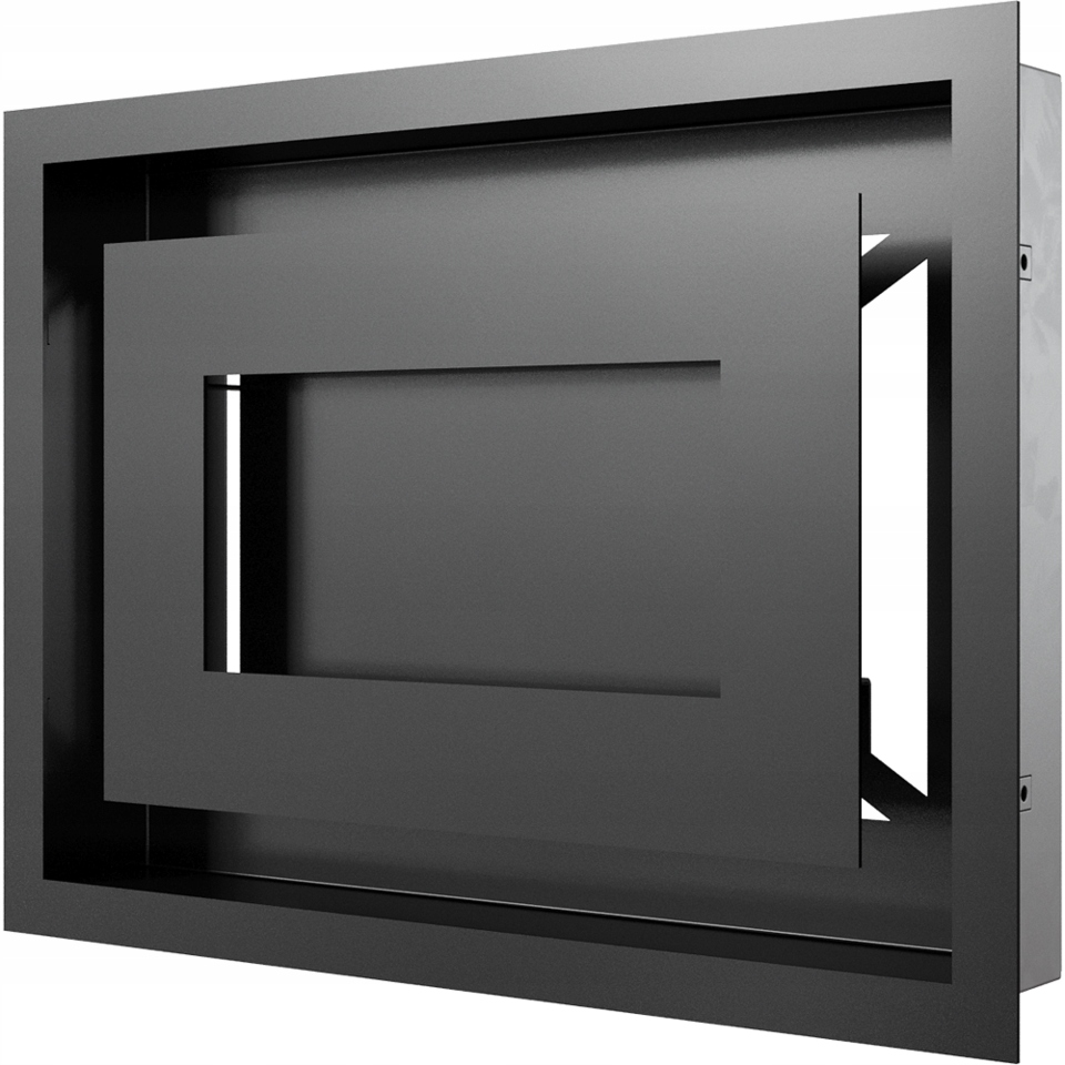 Větrací krbová mřížka 22x30 Wind černá