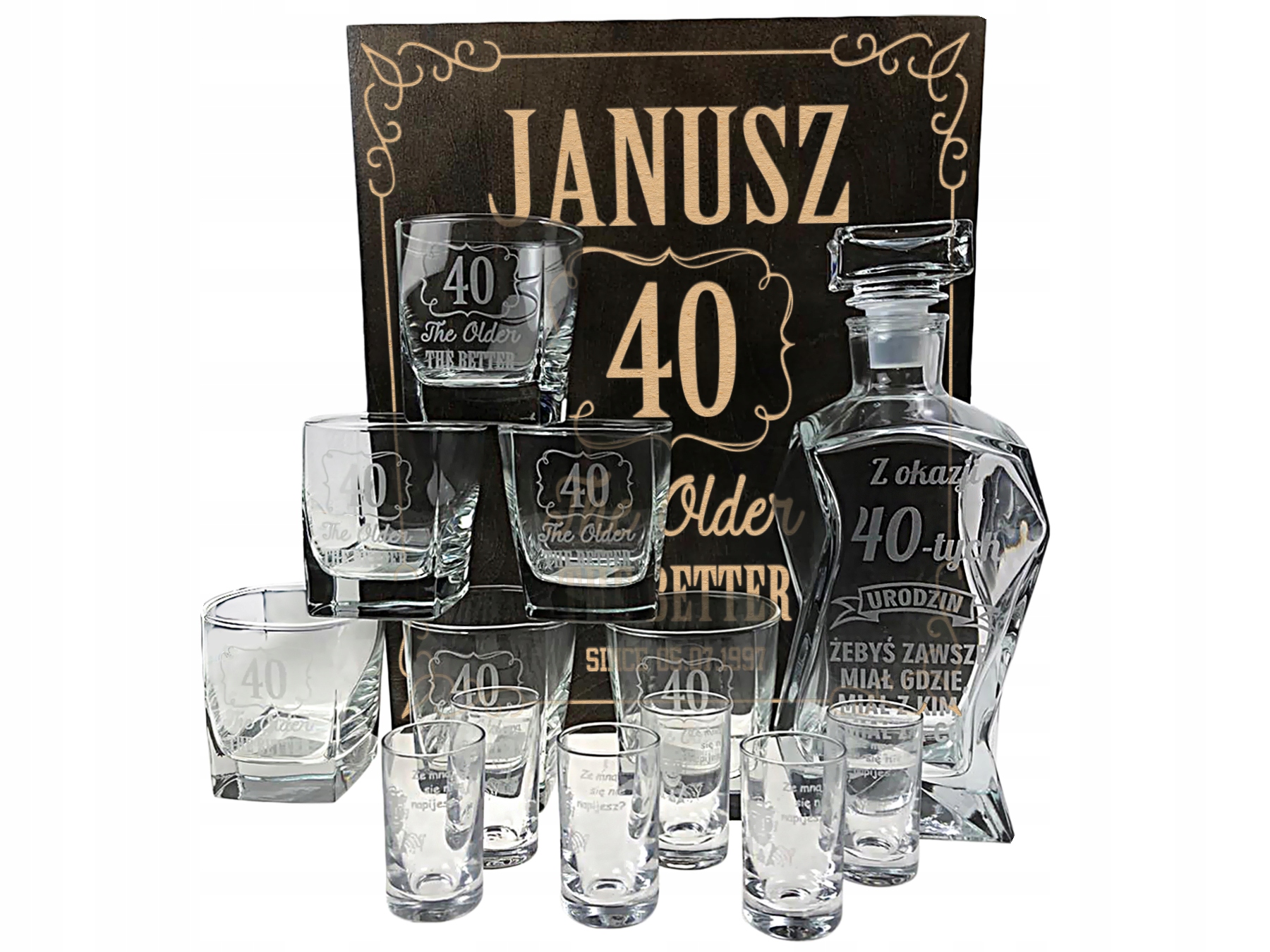 

Zestaw Vip Karafka Na Urodziny 18 30 40 50