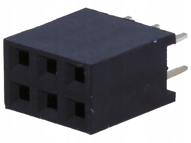 

ZL262-6DG Gniazdo Kołkowe Żeńskie 6 Pin 2x3 E4827