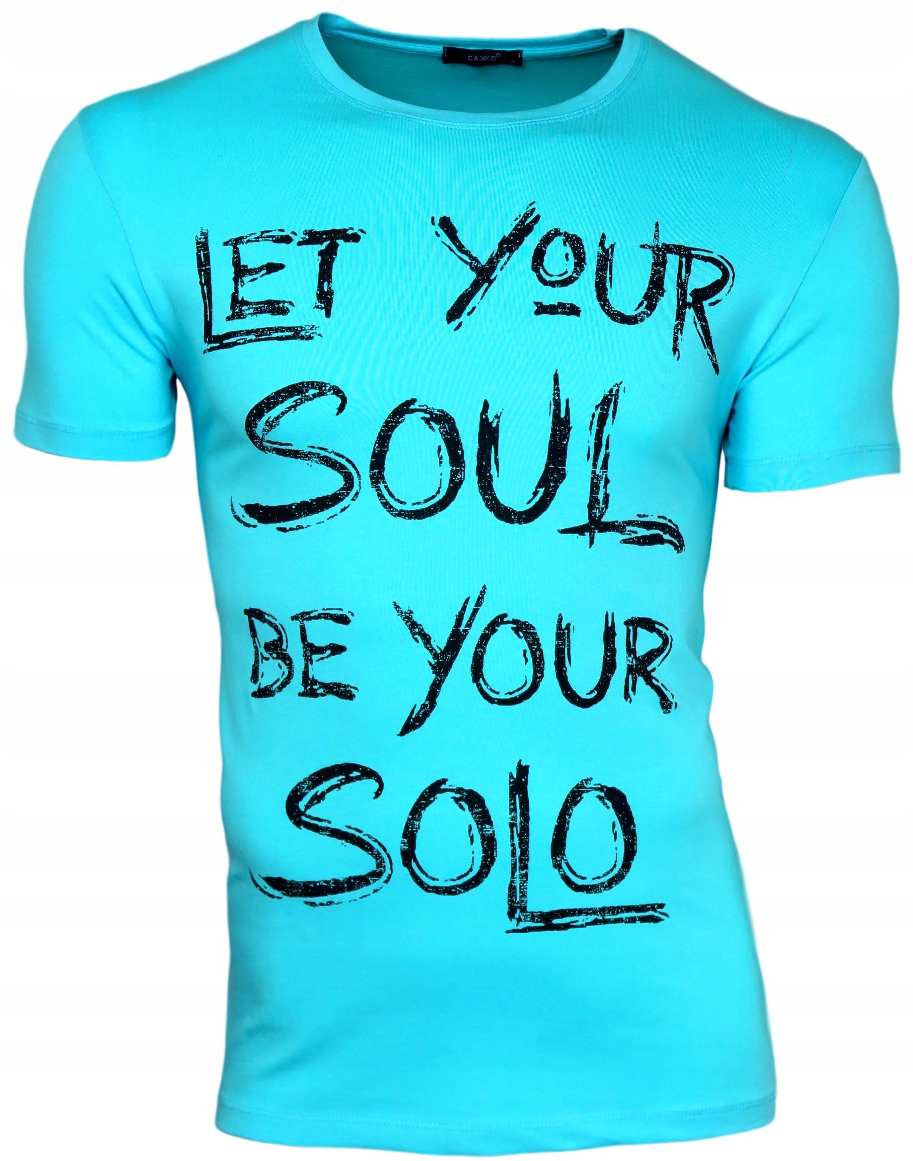 

Koszulka Męska T-shirt _ Soul _ T183 _ r. XL