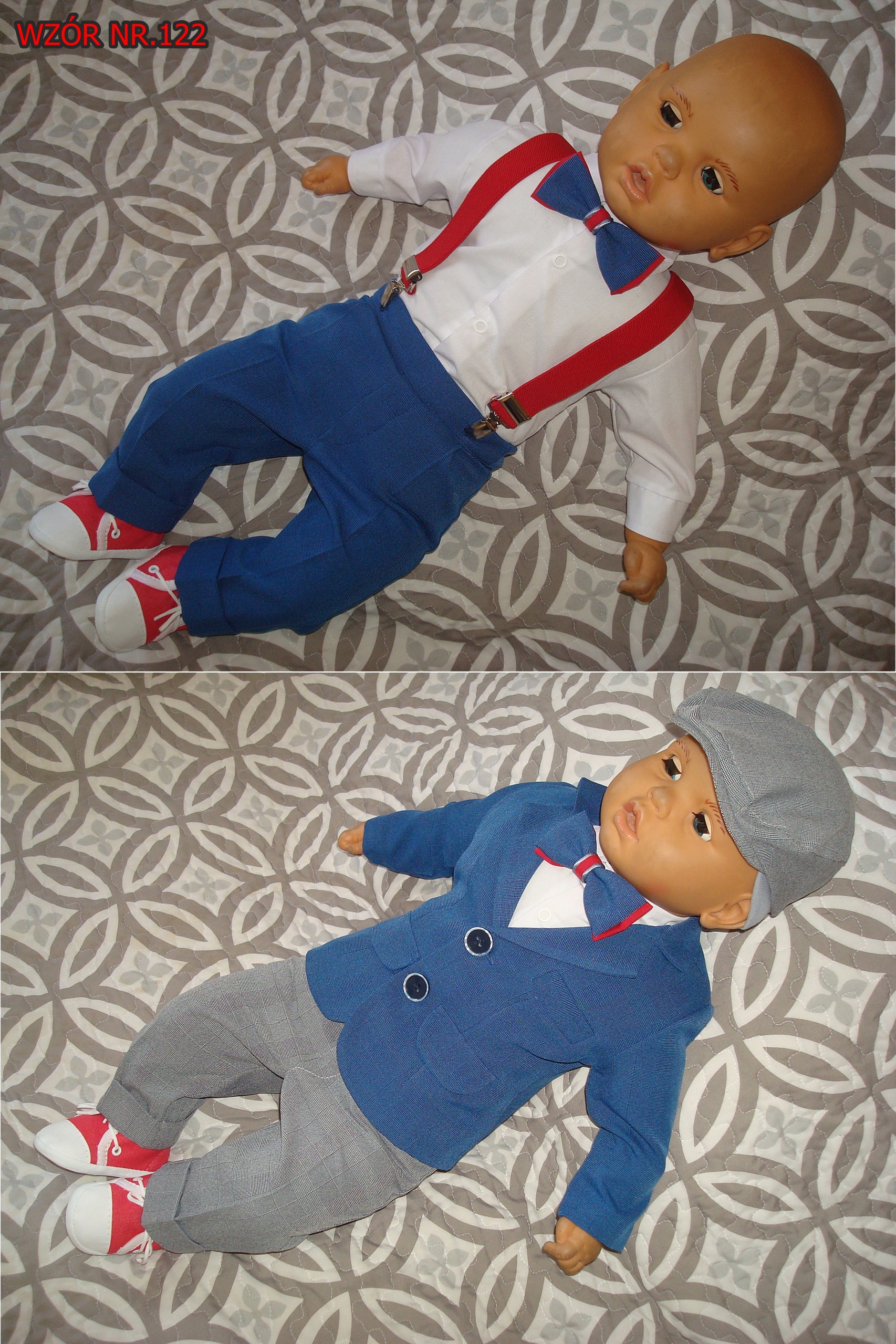 MARYNARKA POLSKIE UBRANKO/CHRZTU /OKAZJE/ 92 INNE Płeć Chłopcy