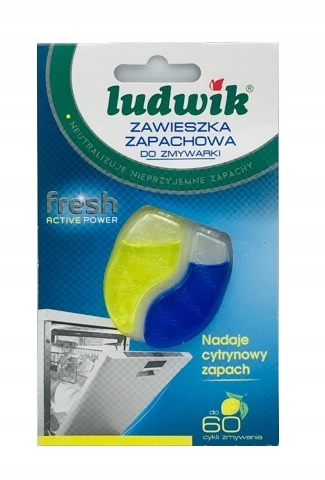 

Zawieszka Zapachowa Do Zmywarki cytryna Ludwik