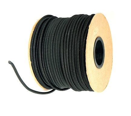 Lano lanko gumové elastické pro natahování upevnění 4 mm x 100 m