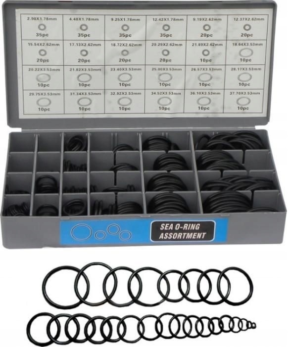 ZESTAW USZCZELEK ORINGÓW ORINGI USZCZELKI 900 SZT Marka Falon-Tech