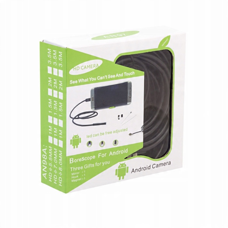 

Kamera rewizyjna endoskop microUSB pod Androida 5m