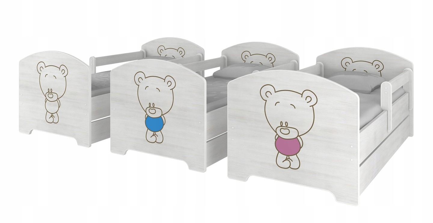 Łóżko dziecięce dla dziecka OSKAR BABY BOO 140x70 materac SZUFLADA PB Płeć chłopcy dziewczynki