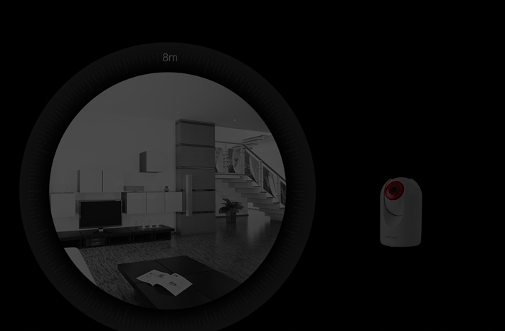 FOSCAM kamera IP R4M 4.0MPix WDR IR 8m WIFI biała Obudowa inna