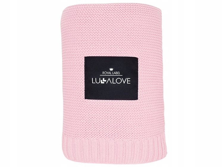 

Lullalove Bambusowy Koc Tkany 80x100cm Różowy