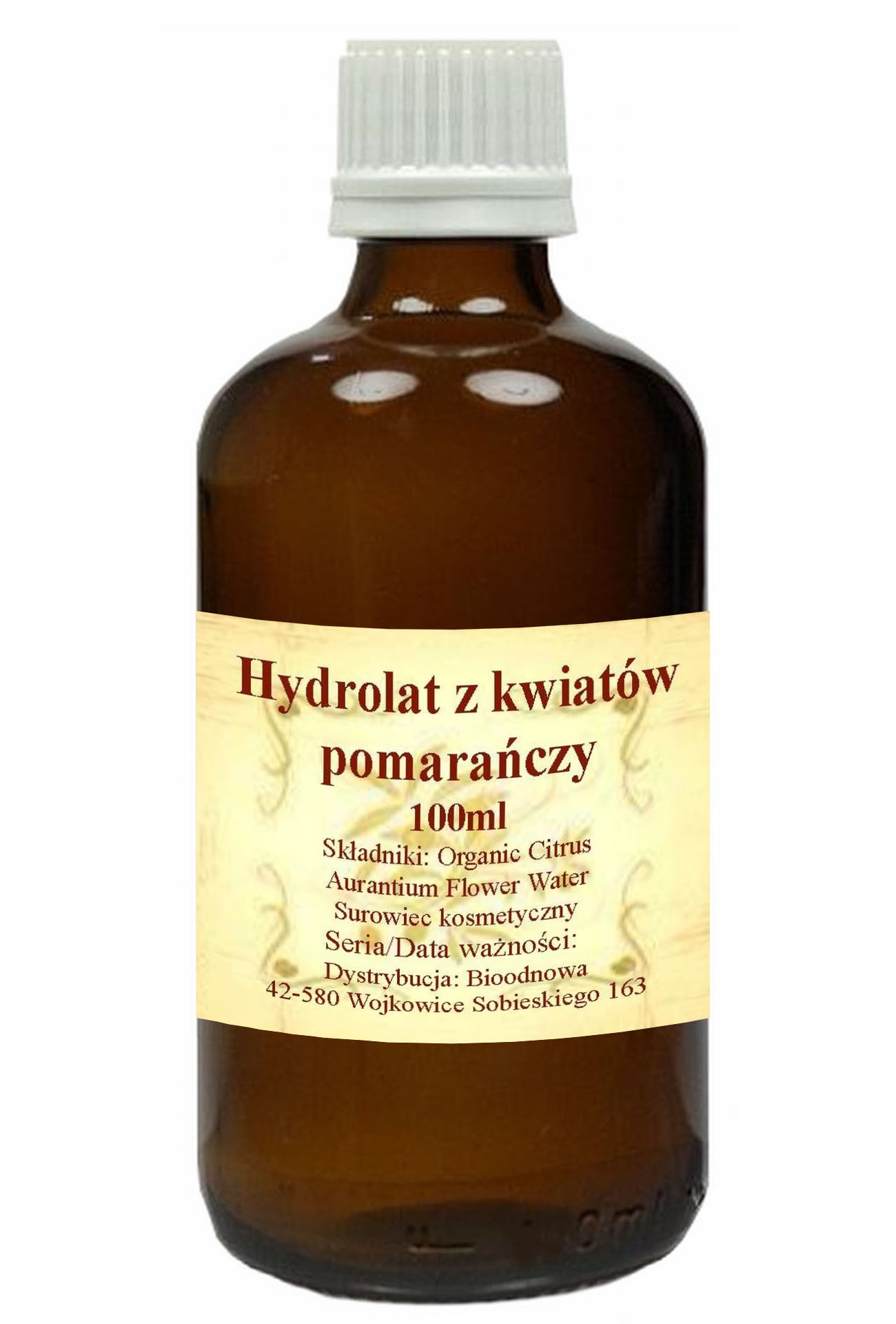 

Hydrolat Pomarańczowy z Kwiatów Pomarańczy 100ml