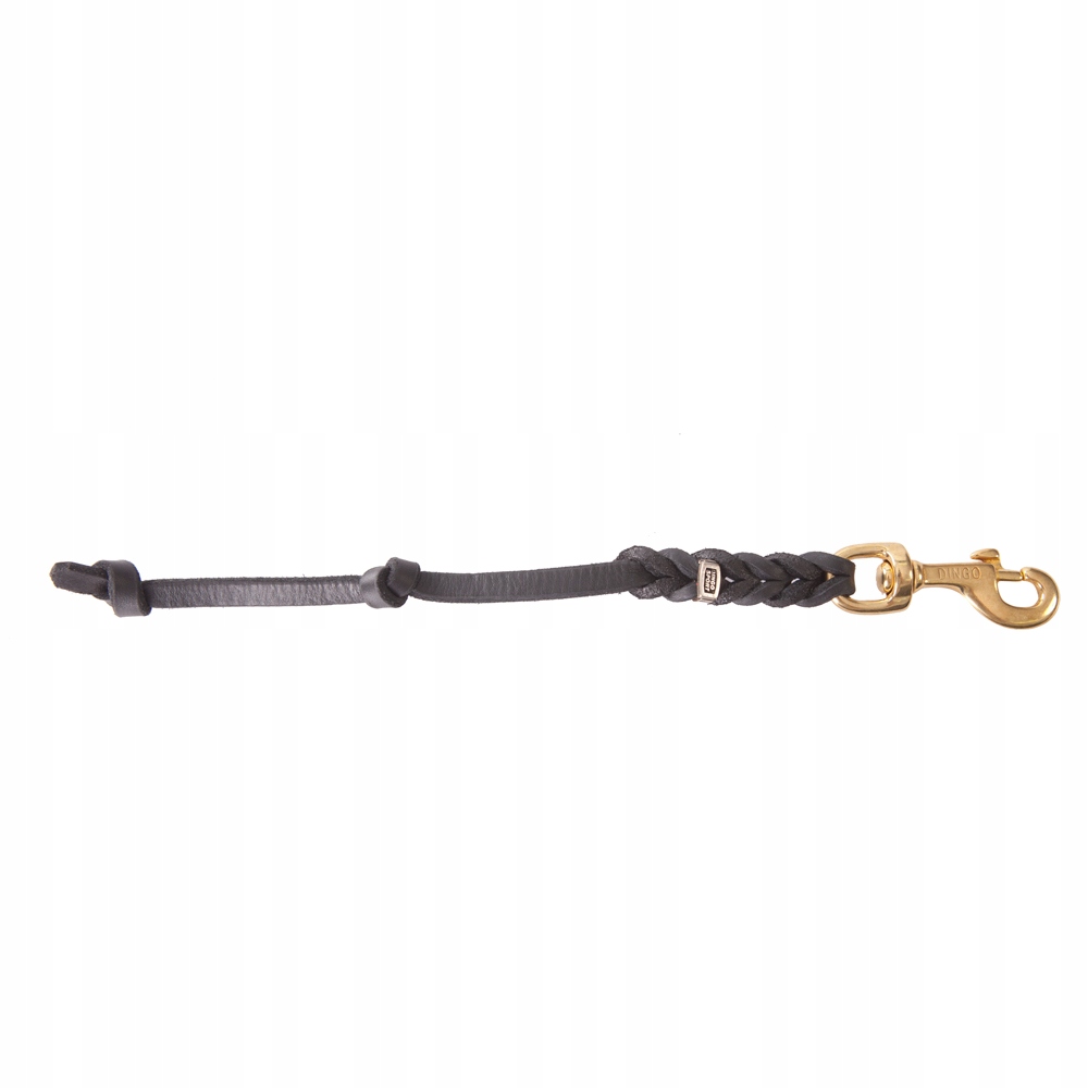 

Dingo Gear K9 Smycz Skóra Dwa Węzły DŁ30CM