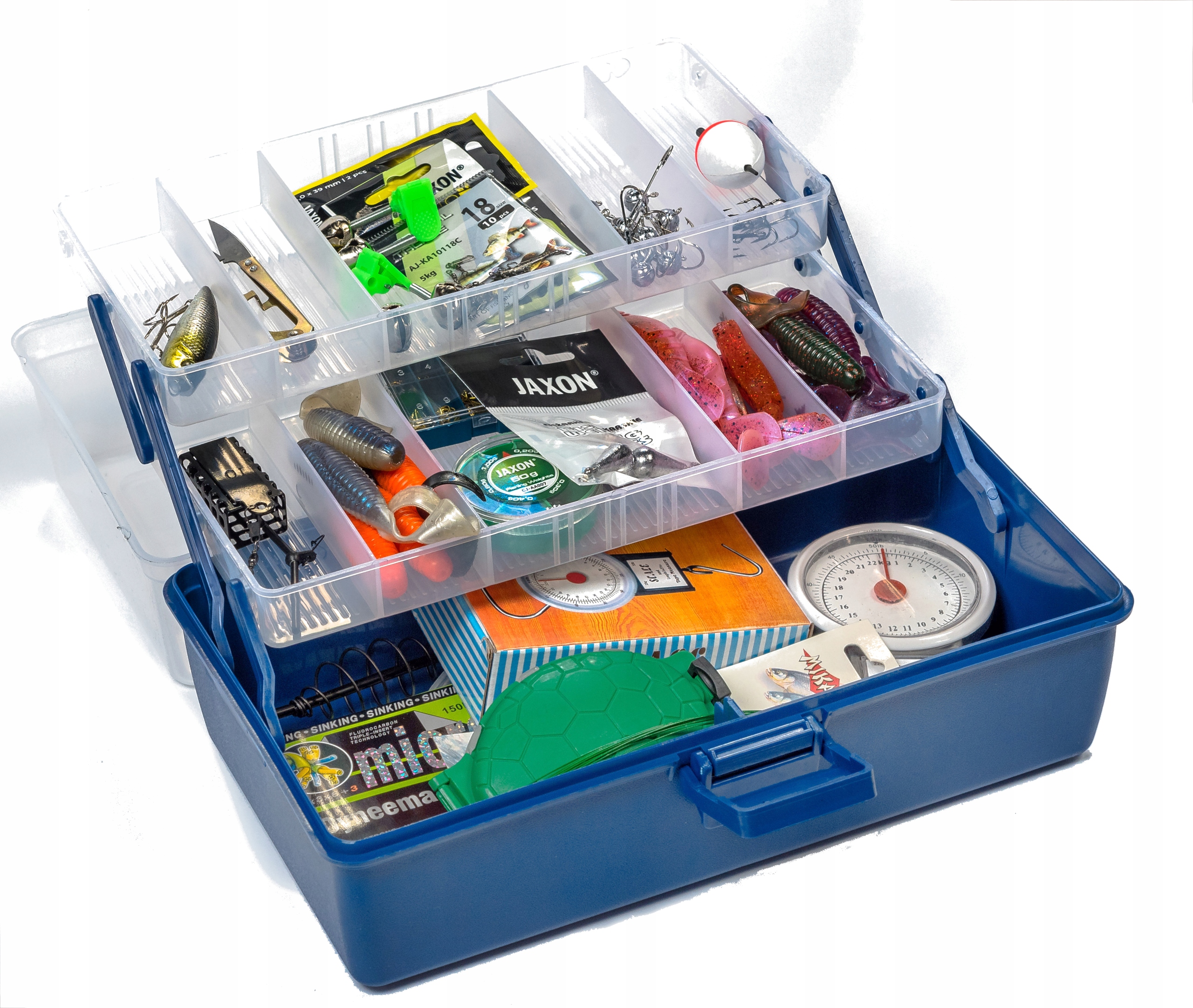 Bogata Skrzynka Wędkarska Zestaw akcesoriów