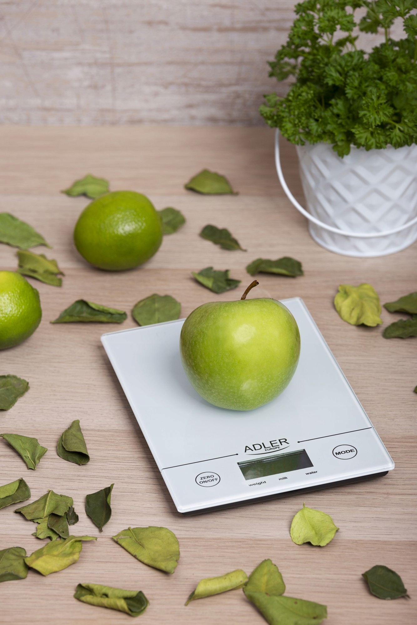 Waga Kuchenna AD 3138 Biała 5kg/1g LCD Obliczanie Objętości