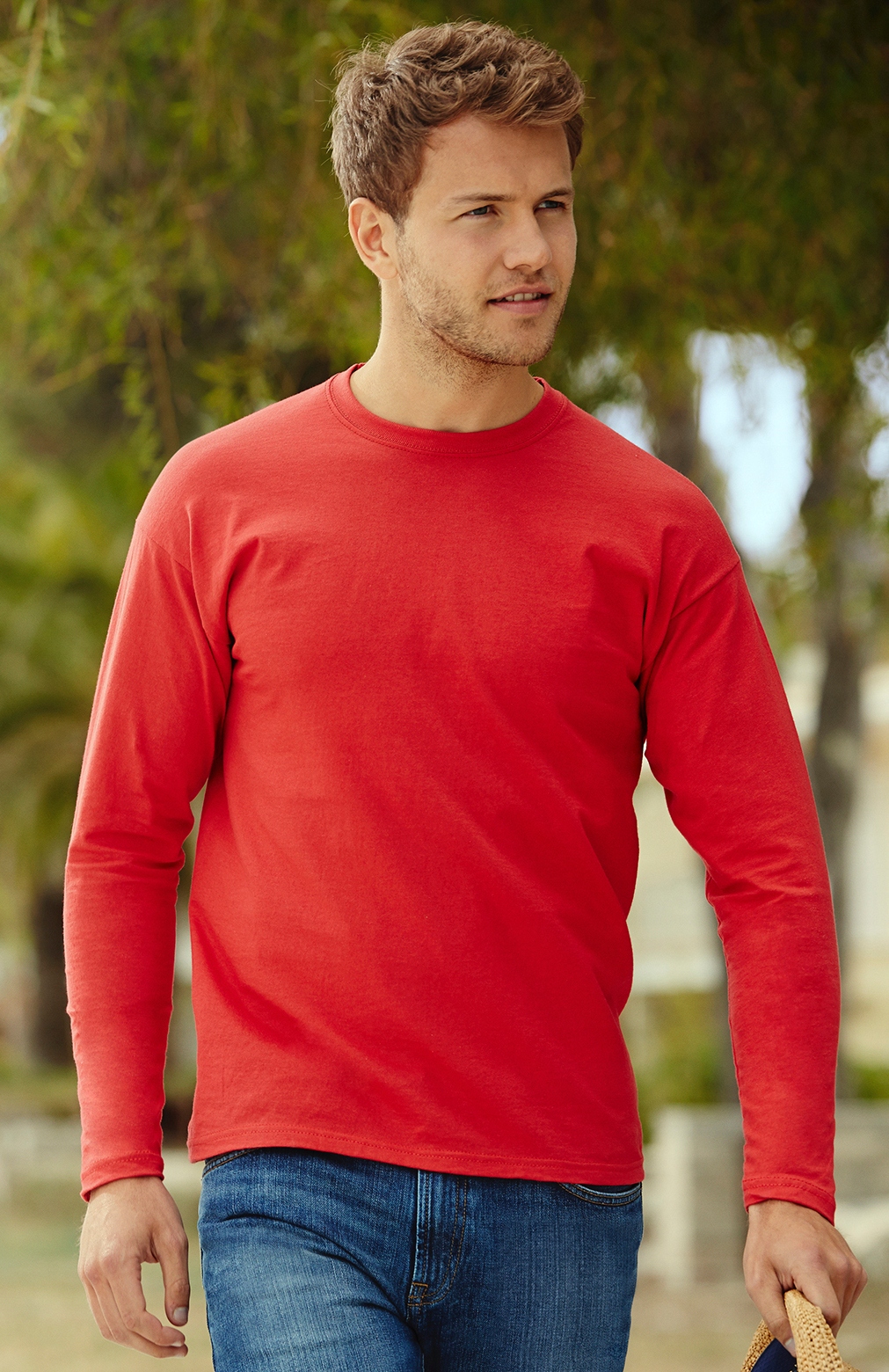 Fruit - Koszulka z długim rękawem Value royal 3XL Model VALUEWEIGHT