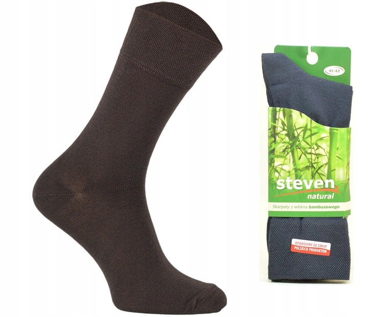 

Męskie Skarpety Bambusowe Steven komfort br44-46