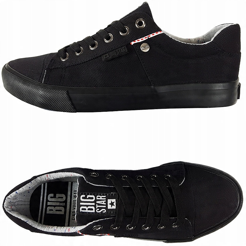 

Trampki Big Star męskie czarne buty AA174096 42