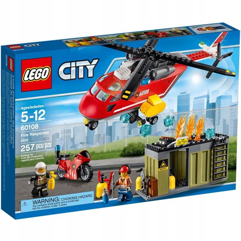 LEGO 60108 CITY HELIKOPTER STRAŻACKI