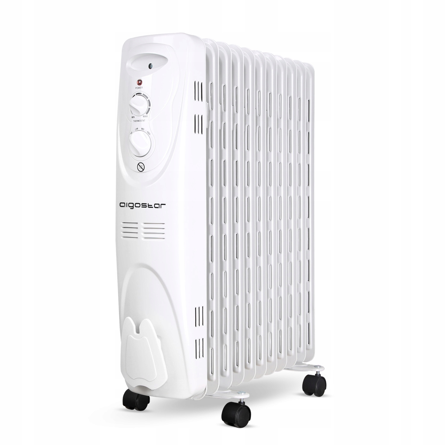 Grzejnik olejowy elektryczny, olejak, 11 żeber Agiostar 2300 W (N10)