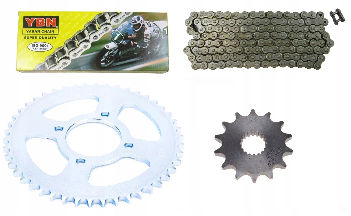 

Łańcuch Zębatki Kpl Napęd Ybn Suzuki Gn 125 14/41