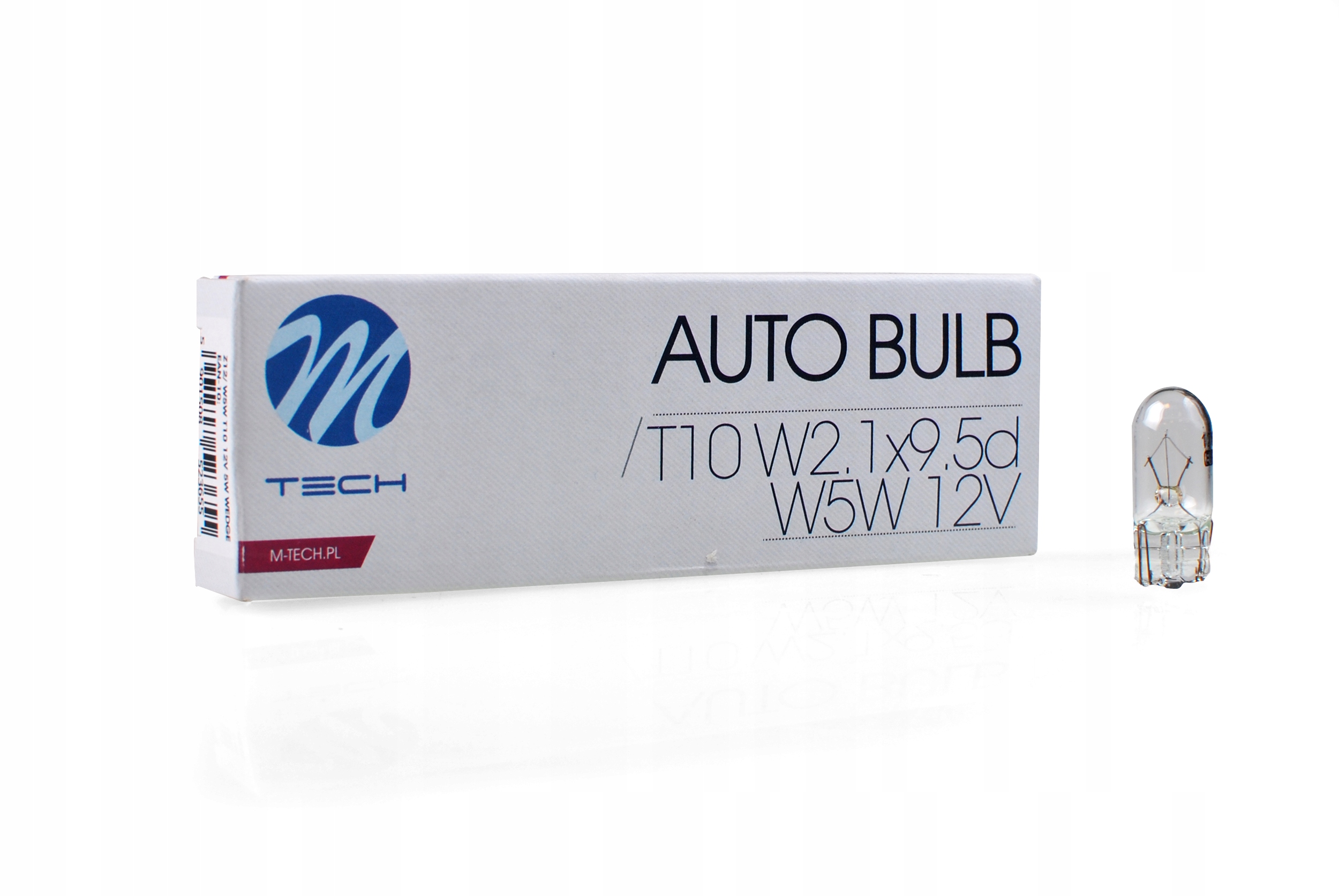 ŻARÓWKI 10SZT. T10 12V W5W 5W POSTOJÓWKA Z12