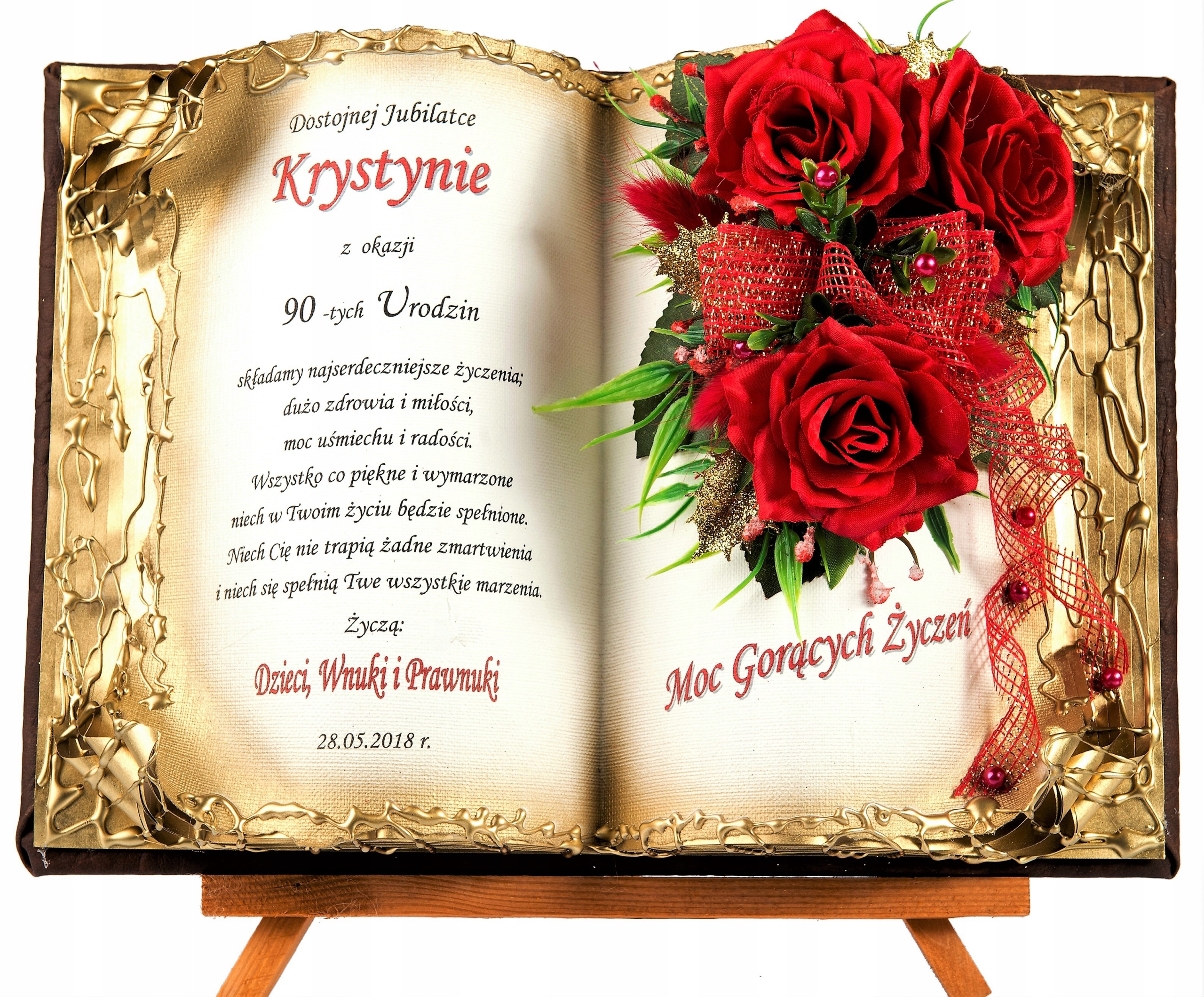 K Narozeninám ozdobné knihy s přáním ruční práce k narozeninám dárek