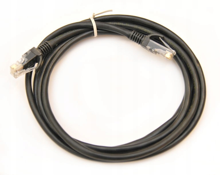 

Kabel Patchcord sieciowy Utp kat.5e 1,5m czarny