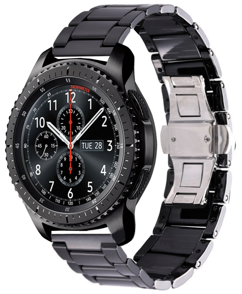Ceramiczna Matowa Bransoleta Samsung Gear S3 Frontier Classic (Tech-Band)