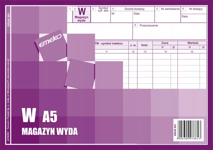 

Druk W Magazyn Wyda A5 80K Emeko