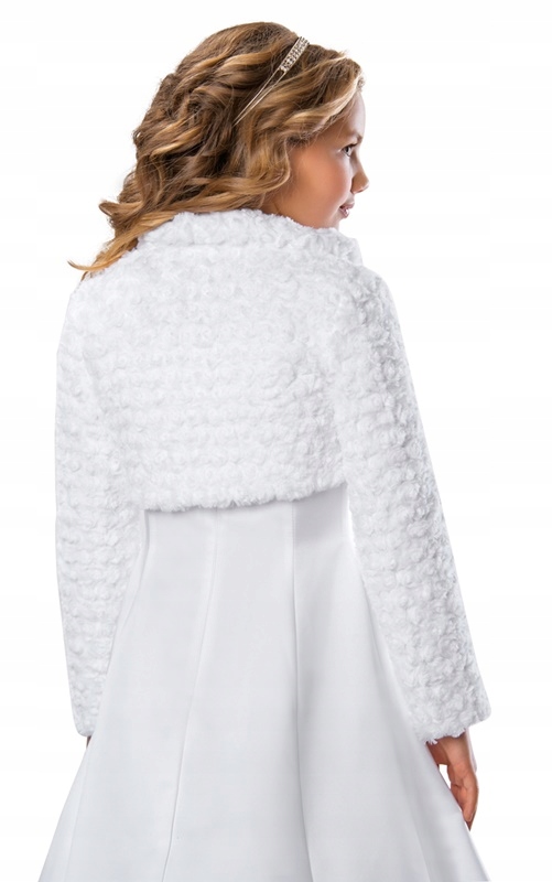 Bolerko komunijne futerko sweterek komunia 134 Rodzaj inny