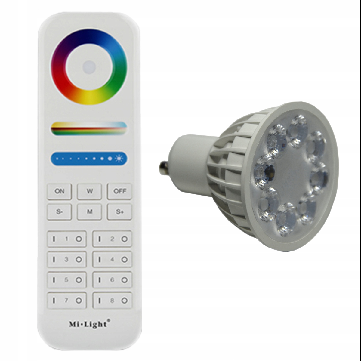 

Żarówka Smart Led Rgb+cct Wifi Milight GU10 +pilot