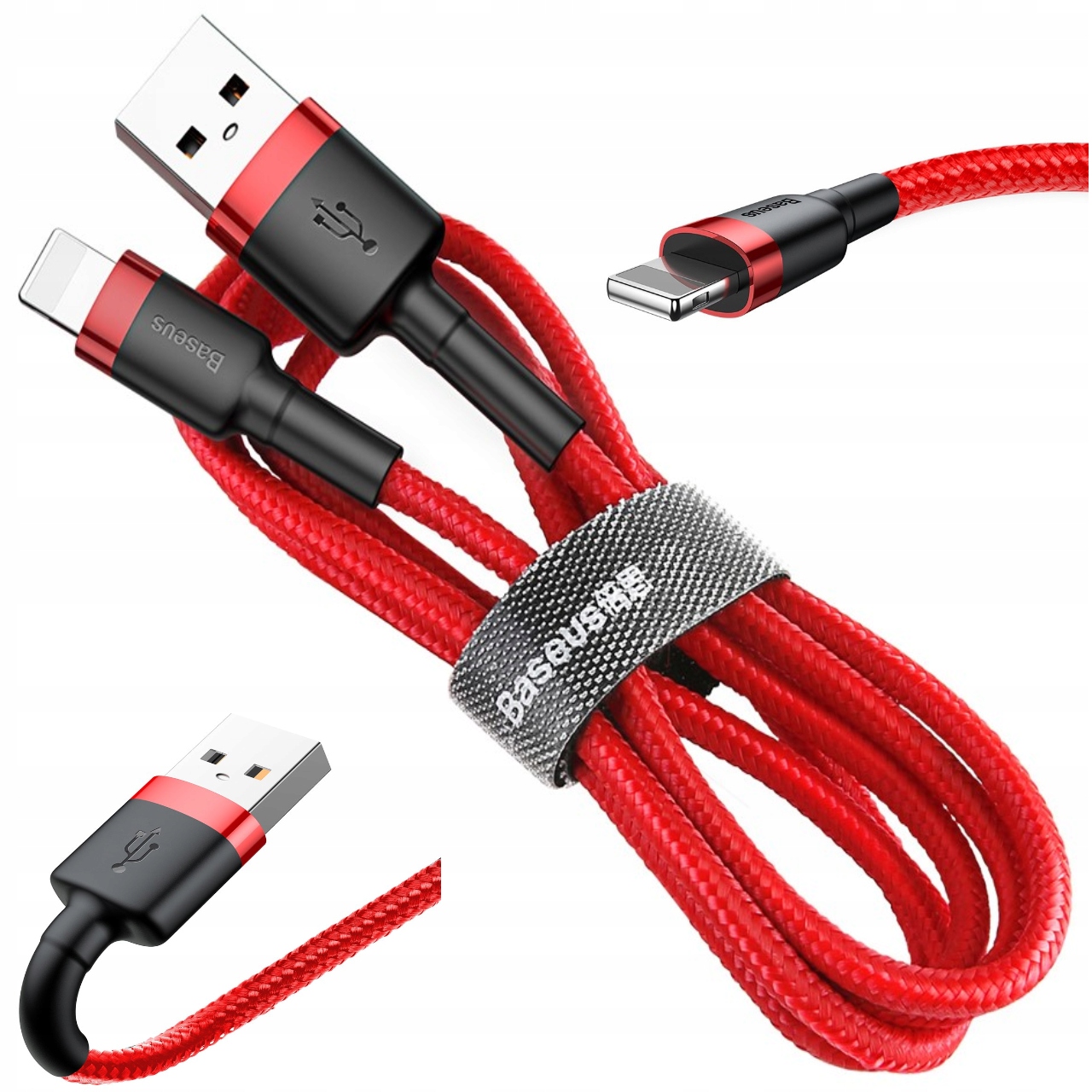 

Baseus kabel Usb do iPhone 5 6s 7 8 X 11 Pro 50cm
