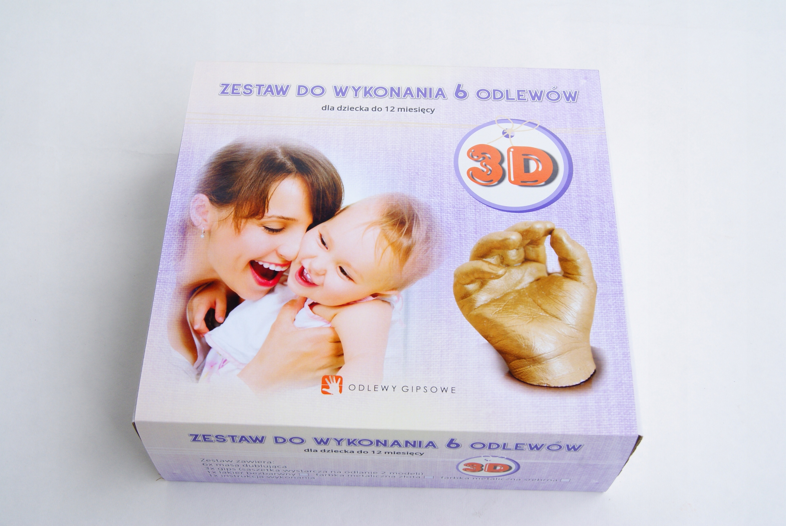 Vaiko rankytės ir pėdutės 3D liejinių rinkinys, 4 liejiniai – kūdikio prisiminimui – produkto nuotrauka 10