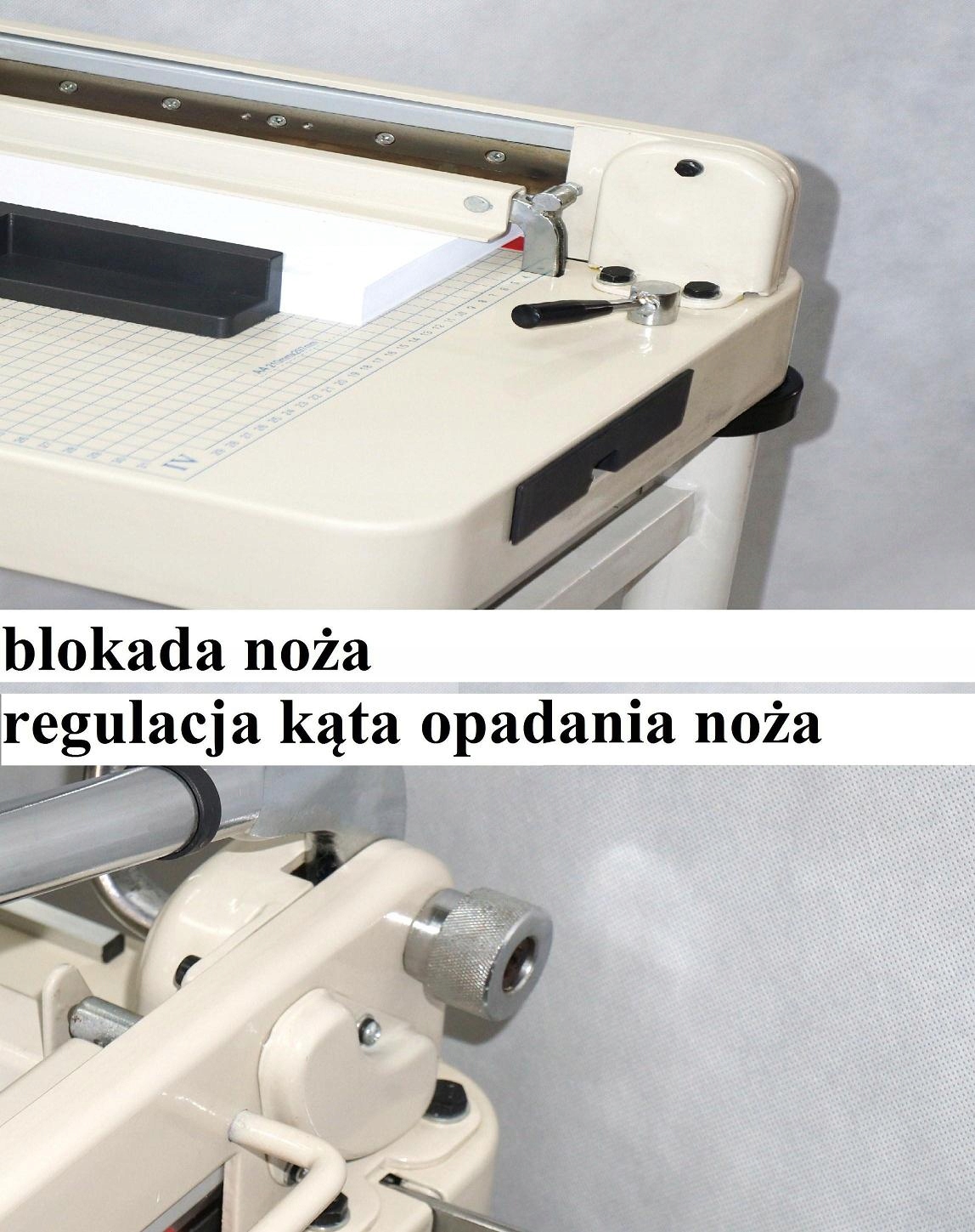 GILOTYNA DO PAPIERU A4 Z DOCISKIEM TNIE AZ 3 CM!! Kod producenta 868