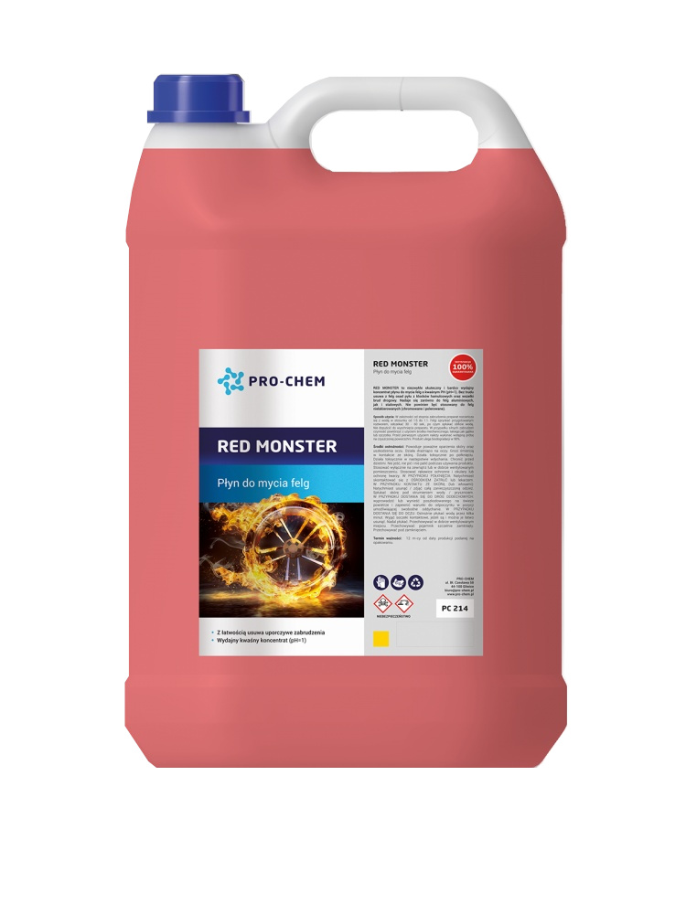 RED MONSTER 10L ЖИДКОСТЬ ДЛЯ МЫТЬЯ ПОЛЬСКИХ ДИСКОВ PRO-CHEM РОССИЯ