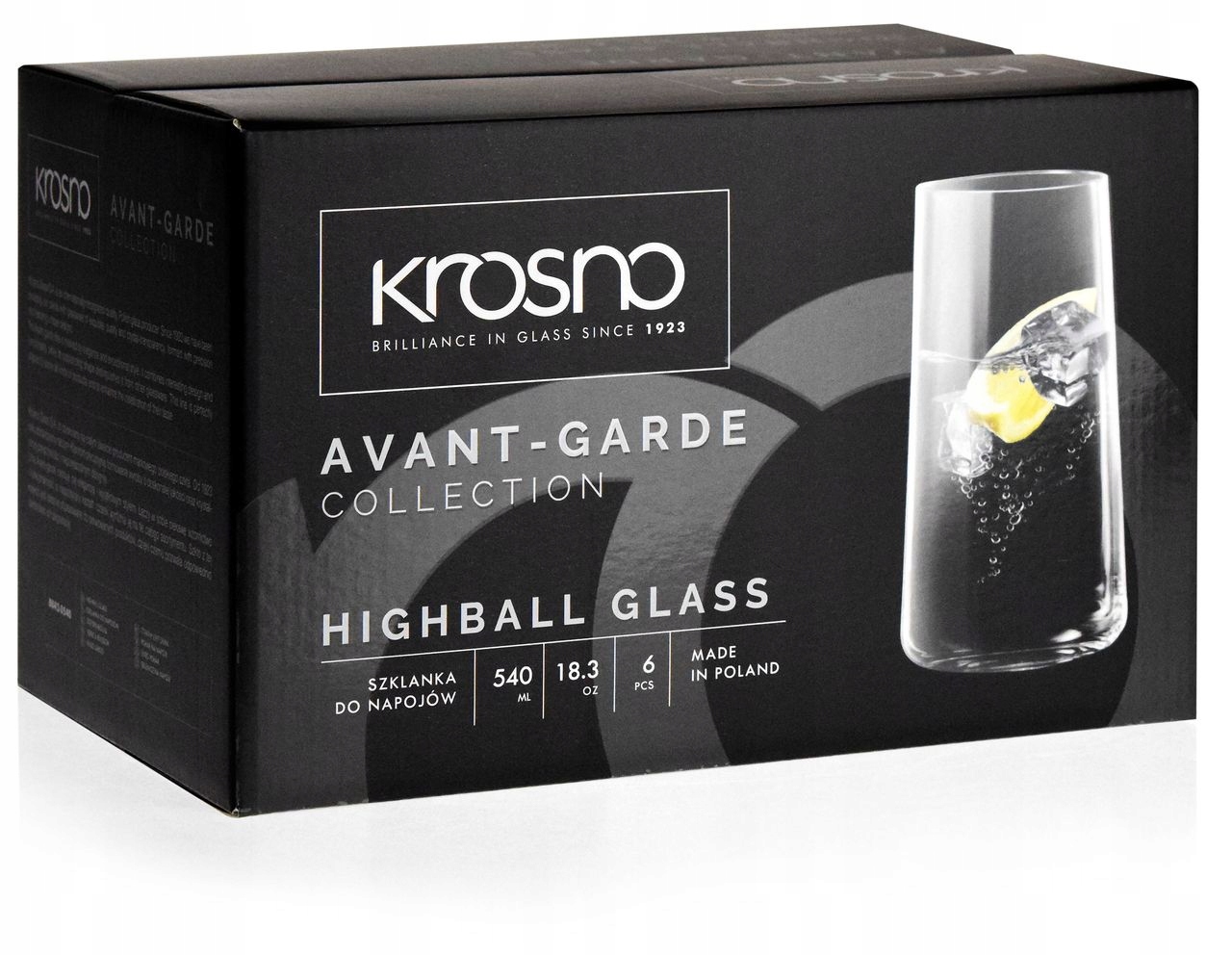 

Szklanki do drinków wody Krosno Avant-Garde 540ml