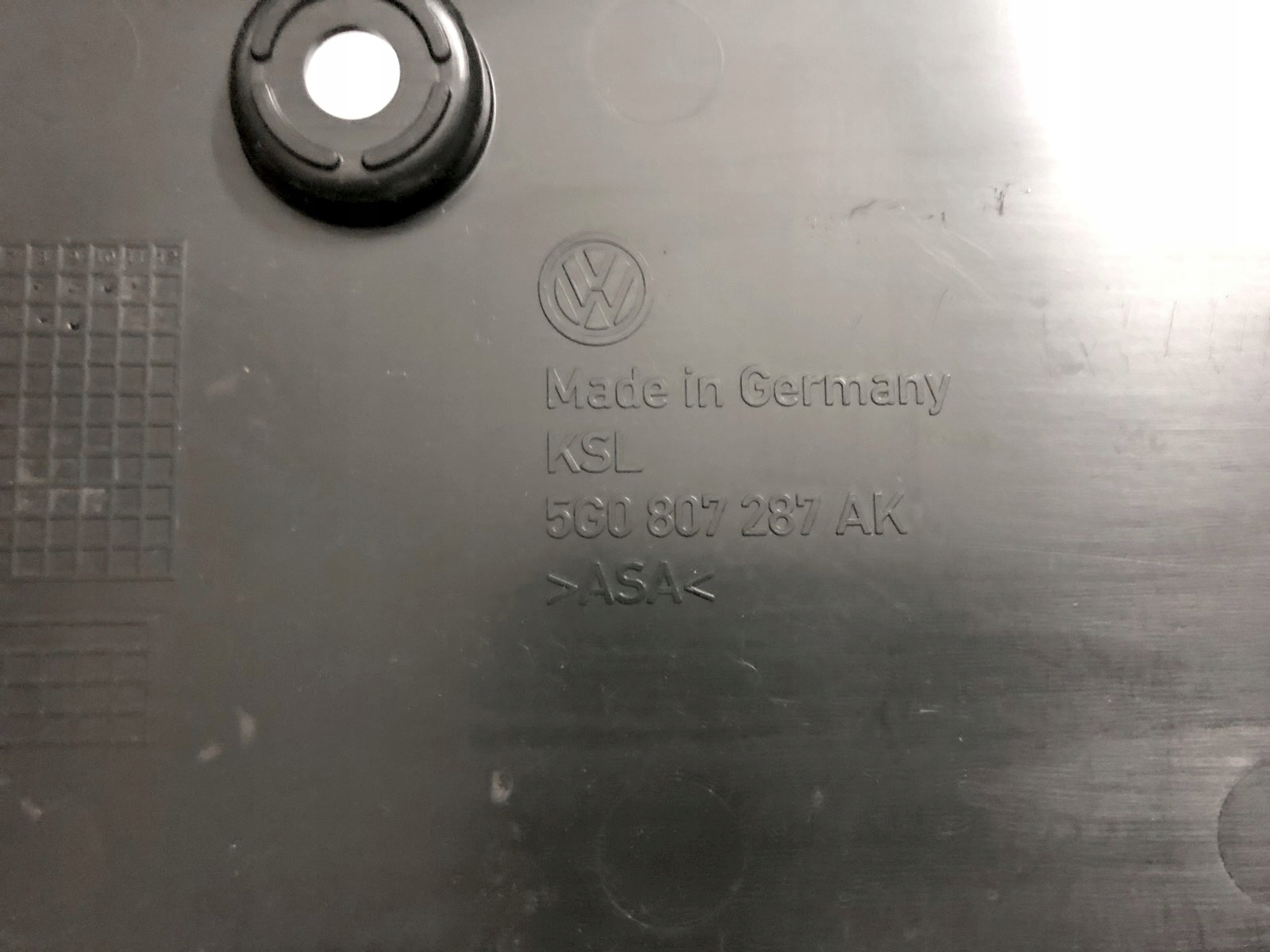 Podkładka pod Tablicę Ramka VW Golf VII 7 Lift 5G0 Typ samochodu Samochody osobowe