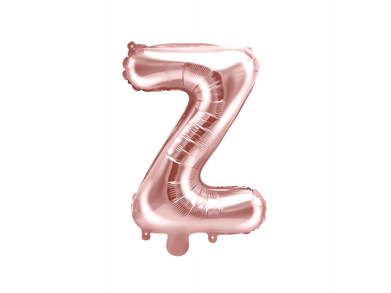 

Balon foliowy litera Z Rose Gold Różowe Złoto
