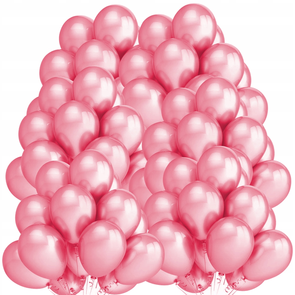 

Balony Metaliczne ślub Urodziny 100szt J. Różowe