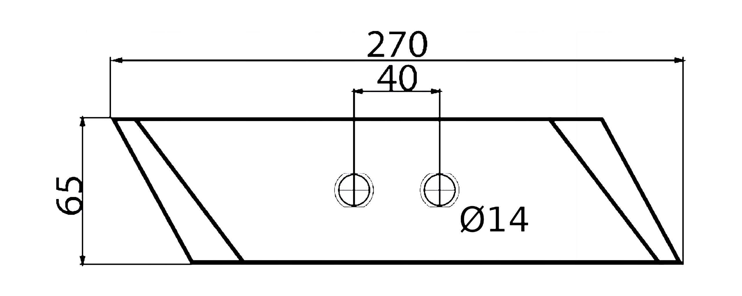 Dłuto dziób lemiesza lewy wzmocniony Kverneland Marka maszyny Inna
