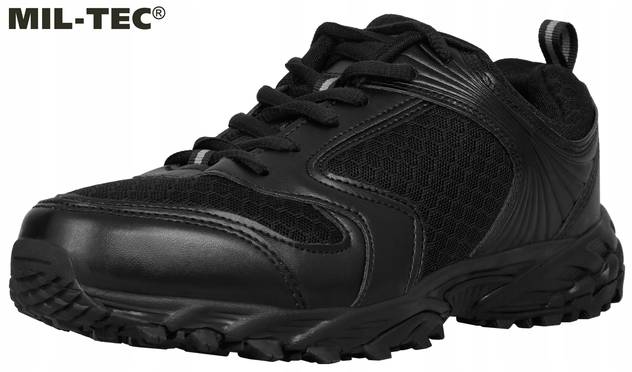 BUTY WOJSKOWE SPORTOWE Bundeswehr LEKKIE Czarne 45 Rozmiar 45