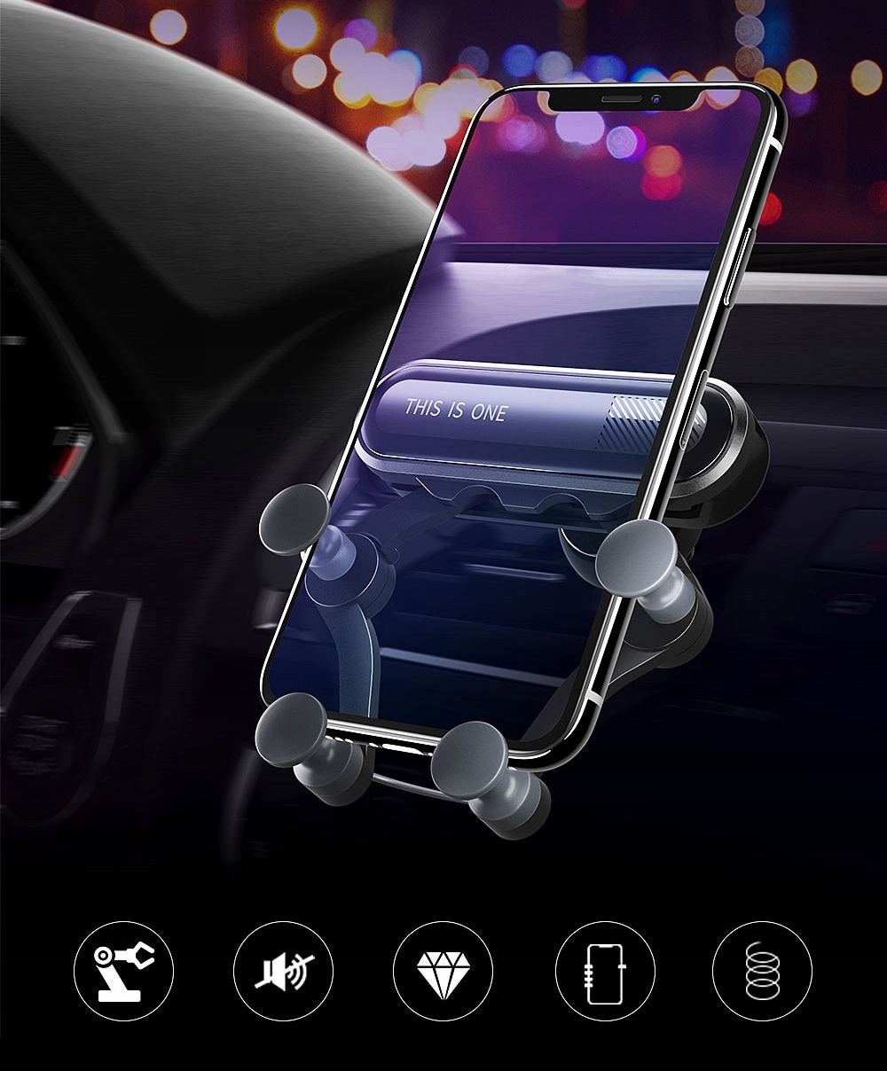 ESSAGER UCHWYT SAMOCHODOWY GRAWITACYJNY NA TELEFON Marka ESSAGER