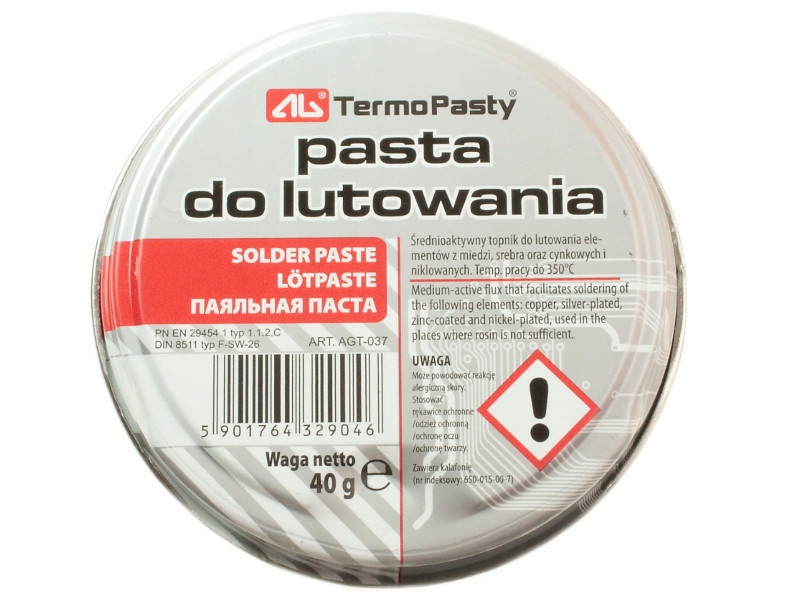 

Pasta do lutowania topnik 40g 0772 Hielectro