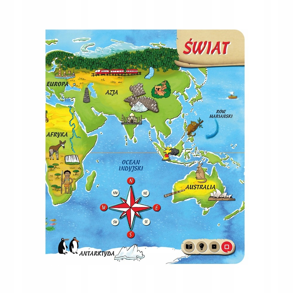 CZYTAJ Z ALBIKIEM ATLAS ŚWIATA KSIĄŻKA ALBIK Tytuł Atlas świata